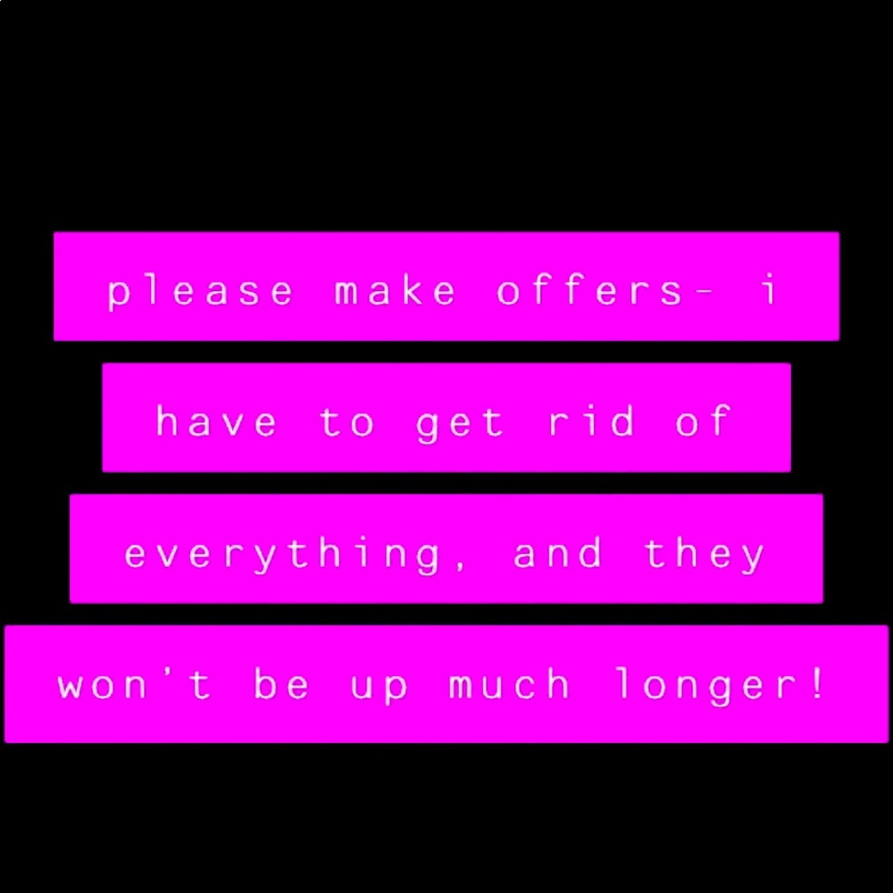 please make offers!!
